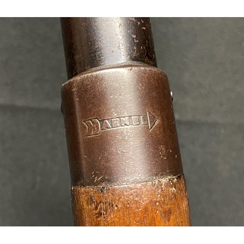 196 - Pre war 1930's Haenel  Model 45 .177 cal / 4.5mm air rifle. Serial number 11236. Barrel length 375mm... 