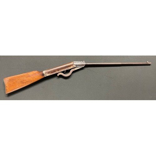 197 - Gem .177 Air Rifle circa 1900, serial no 21682. 474mm long barrel. Overall length 885mm. Working act... 