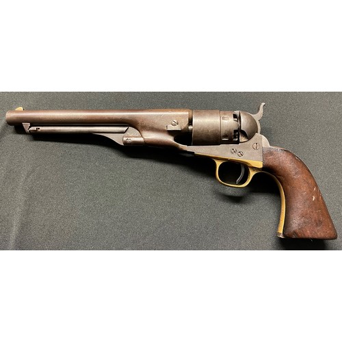 200 - .44 cal Colt Army 1860 Pattern Percussion cap pistol. Serial number 114908. Matching serial numbers ... 