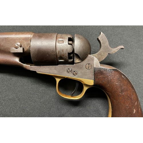 200 - .44 cal Colt Army 1860 Pattern Percussion cap pistol. Serial number 114908. Matching serial numbers ... 