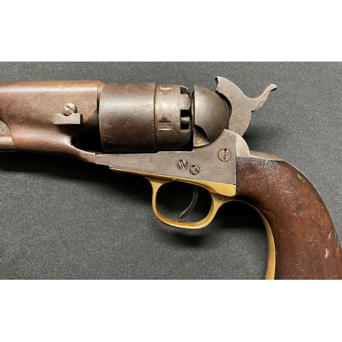 200 - .44 cal Colt Army 1860 Pattern Percussion cap pistol. Serial number 114908. Matching serial numbers ... 