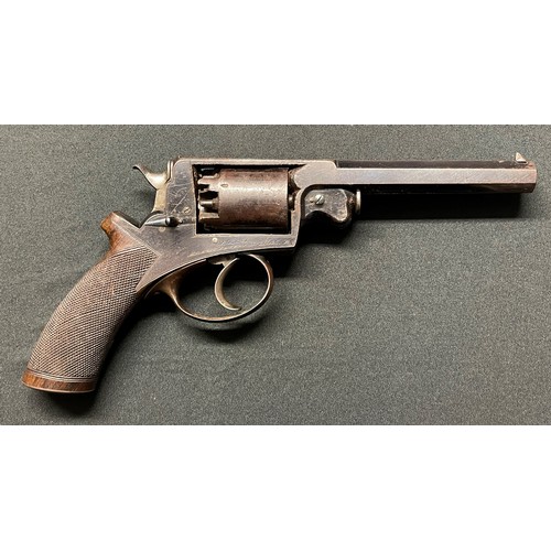 218 - Cased Beaumont Adams Double Action 54 Bore Percussion Cap Revolver serial number B15381. Adams Paten... 