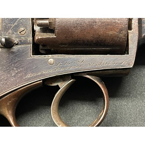 218 - Cased Beaumont Adams Double Action 54 Bore Percussion Cap Revolver serial number B15381. Adams Paten... 