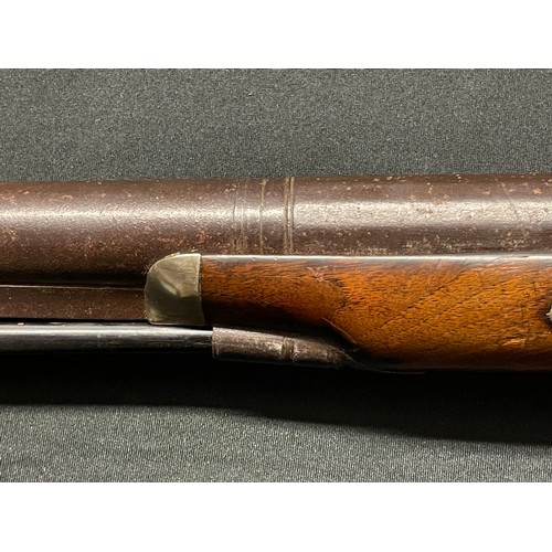 225 - Percussion Cap Musket with 800mm long barrel. Bore approx. 19mm. Lock is signed 