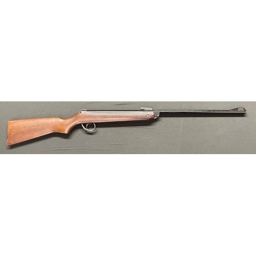 228 - .22 cal BSA Meteor Air Rifle. Serial number TH4649. 470mm long barrel. Overall length 105cm. Working... 