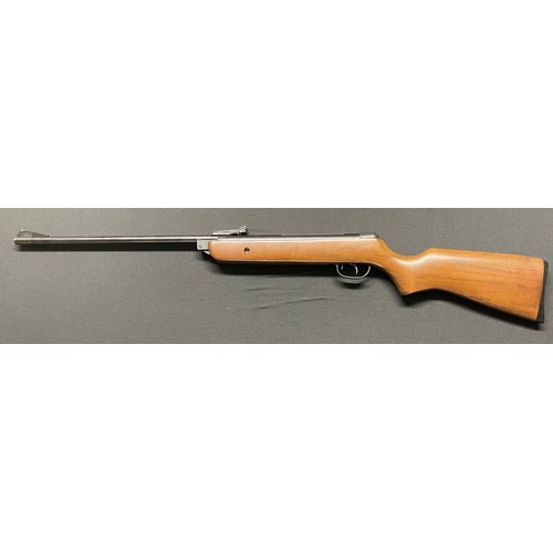 233 - .22 cal BSA Meteor Air Rifle serial number WE14459. Barrel length 470mm. Overall length 105cm. Worki... 