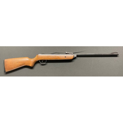 233 - .22 cal BSA Meteor Air Rifle serial number WE14459. Barrel length 470mm. Overall length 105cm. Worki... 