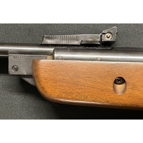 233 - .22 cal BSA Meteor Air Rifle serial number WE14459. Barrel length 470mm. Overall length 105cm. Worki... 