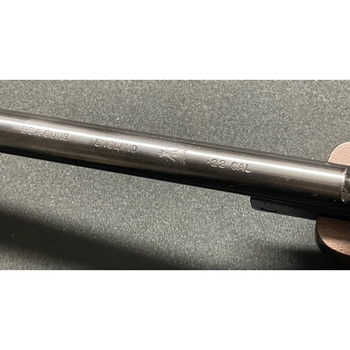 233 - .22 cal BSA Meteor Air Rifle serial number WE14459. Barrel length 470mm. Overall length 105cm. Worki... 