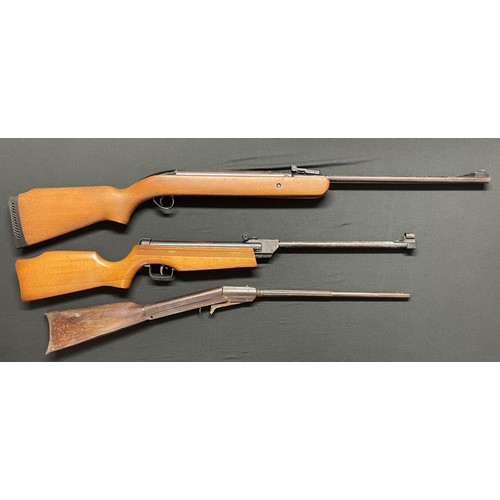 235 - .22 Cal BSA Airsporter Under Lever Air Rifle Serial number GJ3803. 465mm long barrel. Working order.... 