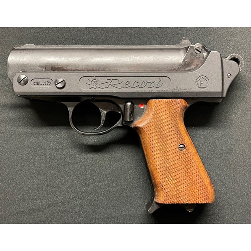 241 - Jumbo FB Record Vintage .177 cal Air Pistol. Barrel length 154mm. Overall length 185mm. Made in West... 