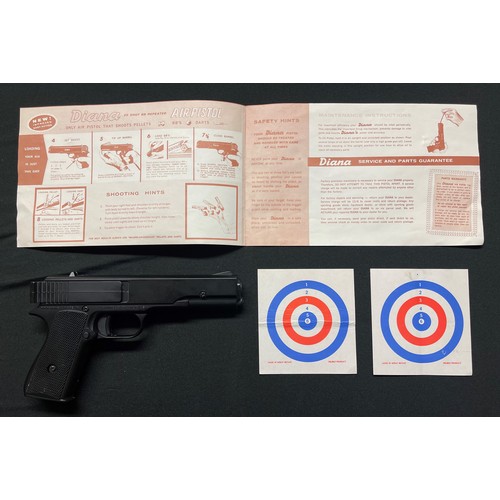 244 - Diana Repeater Model G10 .177 cal Air Pistol in original box complete with instructions, BB's and tw... 