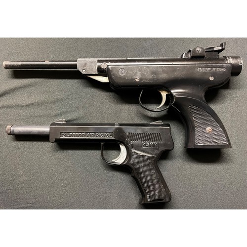 245 - IGO .177 cal Air Pistol serial number 012538. Working order. 185mm long barrel. Overall length 350mm... 