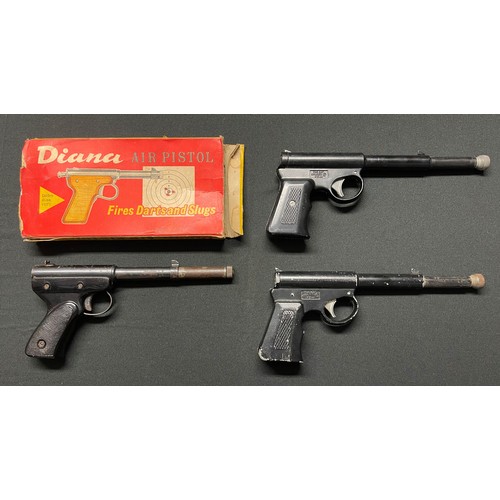 251 - Diana Model 2 .177 cal Air Pistol complete with original box along with two .177 Gat Air Pistols. Al... 