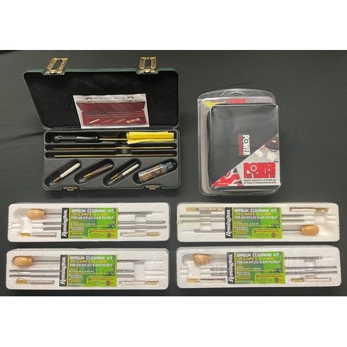 277 - Air Gun Cleaning kits: Four brand new Remington .117 cal /.22 cal  cleaning kits: One cased .22 cal ... 