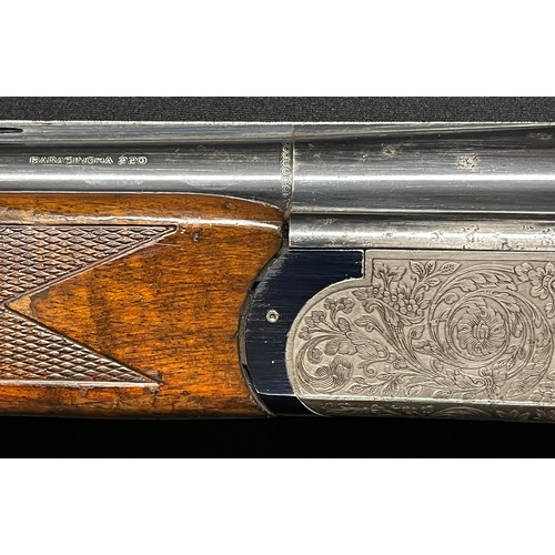 280 - Barasingha 220 Over and Under 12 Bore Shotgun. Serial number 4164473. Single trigger. 712mm long bar... 