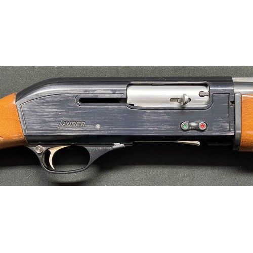 282 - Lanber Semi Auto 12 Bore Shotgun serial number 0127595. 685mm long barrel. Overall length 122.5cm. N... 