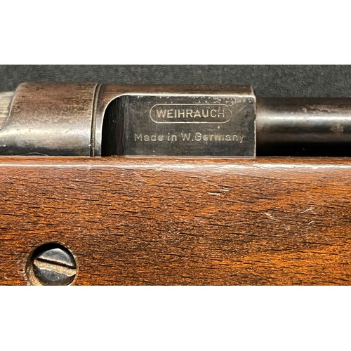 291 - Weihrauch HW77 .22 cal Under Lever Air Rifle serial number 1180853. Barrel stamped 