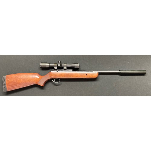 295 - Parker Hale .22 cal Striker Air Rifle. Serial number 0239. 250mm long barrel. Fitted with a Moderato... 