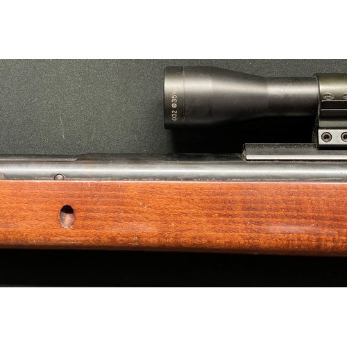 295 - Parker Hale .22 cal Striker Air Rifle. Serial number 0239. 250mm long barrel. Fitted with a Moderato... 