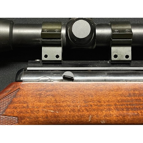 295 - Parker Hale .22 cal Striker Air Rifle. Serial number 0239. 250mm long barrel. Fitted with a Moderato... 