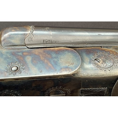 303 - Belgian .410 Side by Side Shotgun. Marked 