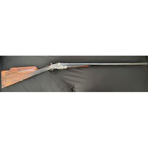 305 - Rosson & Son 12 Bore Side by Side Shotgun serial number 29262. 712mm long barrels. Receiver and fore... 