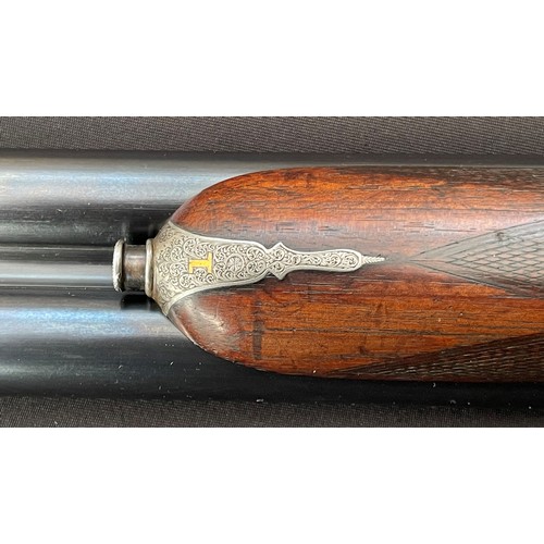 305 - Rosson & Son 12 Bore Side by Side Shotgun serial number 29262. 712mm long barrels. Receiver and fore... 