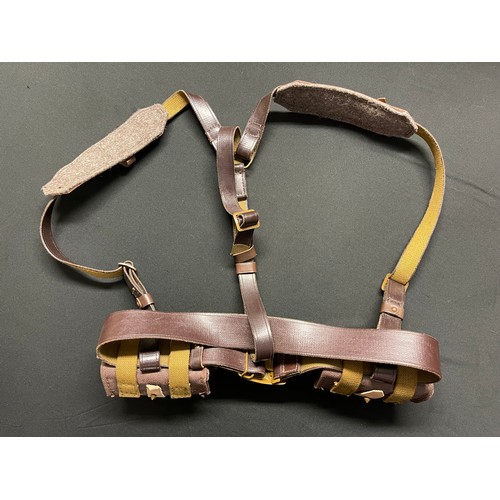 165 - Soviet Army 1950's Field Gear set comprising of Belt with steel buckle with original paint, pair of ... 