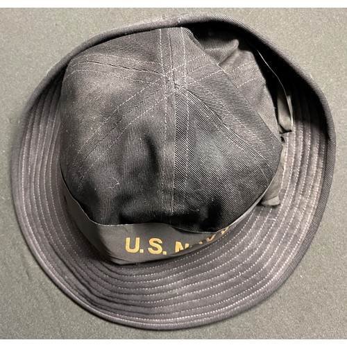 95 - WW2 US Navy WAVES uniform group comprising of WAVES Cap named to 