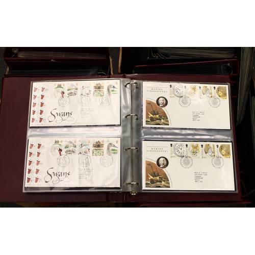 3503 - Stamps - huge GB FDC and presentation pack collection, 1969 - 2014, housed in twenty Royal Mail albu... 