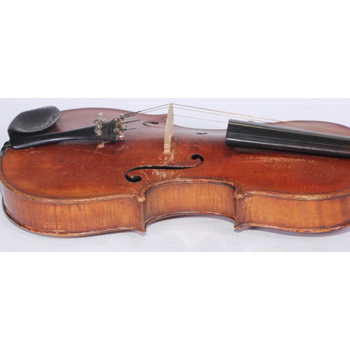5419 - A violin, The Maidstone by John G Murdoch & Co Ltd, London, the one piece back 36cm long excluding b... 