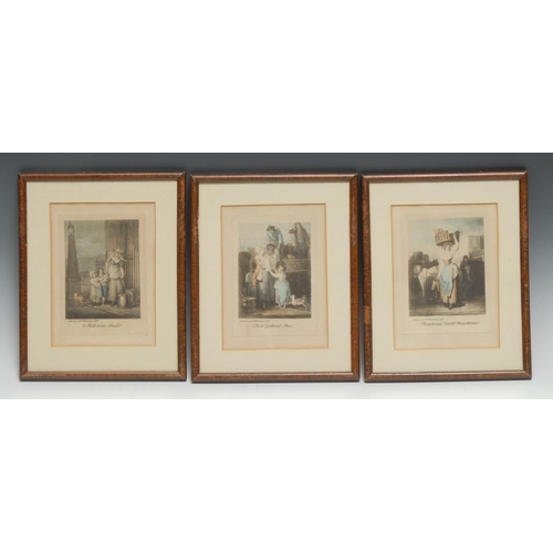 5345 - Interior Decoration - a set of of ten 19th century furnishing prints, Cries of London, 16cm x 11.5cm