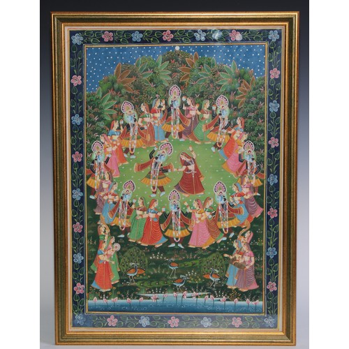 5337 - Indian School
Vishnu Dancing
watercolour and gouache, 51cm x 35cm