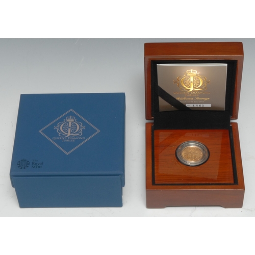 5529 - Coins and Medals - A Queen Elizabeth II Diamond Jubilee Sovereign, The Royal Mint 22ct gold coin, 7.... 