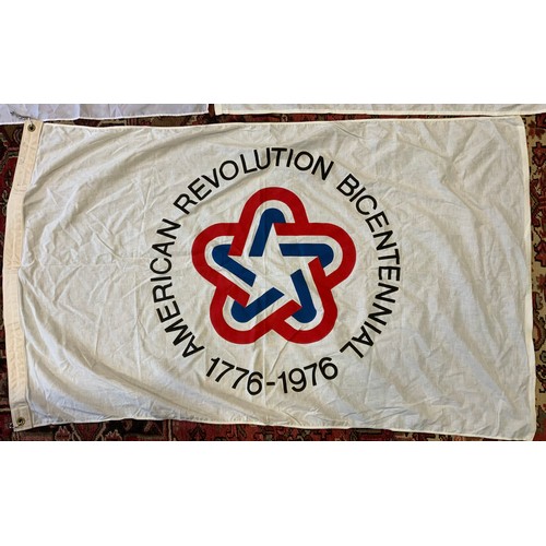 44 - Flags - The American Revolution Bi-Centennial 1776 - 1976;  Stars and Stripes Flag, 76;  St George; ... 