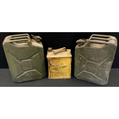 203 - Two Jerry cans;  a National Benzone Ltd can (3)