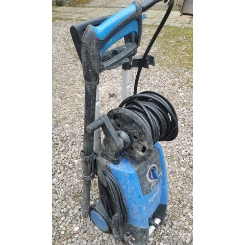 334 - A Sterling Mk3 mobile air compressor; a Nilfisk E130.2 power washer (2).

** We would please ask tha... 