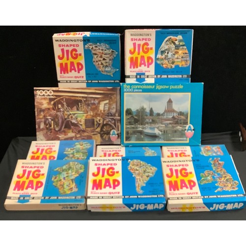 325 - Toys & Games - Waddingtons Jig-Maps, Australia, New Zealand, South Europe, British Isles etc;  other... 