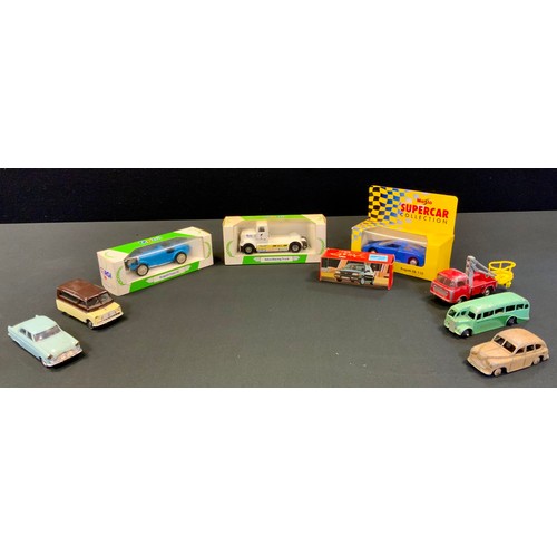 350 - Diecast Vehicles - Dinky, Corgi, Schabak etc, inc Ford Zephyr MkII, Bedford 10/12 CWT van, Bus, 1jee... 