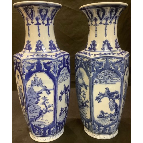 272 - A pair of Chinese vases, 45.5cm