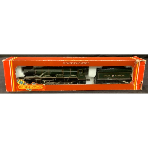 314 - Hornby Railways OO Gauge R349 'King Henry VIII' 4-6-0 locomotive and six wheel tender, G.W.R. green ... 