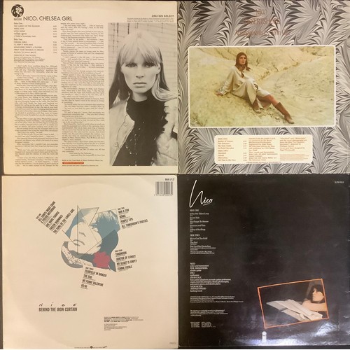 127 - Vinyl Records – LP’s including Nico – Chelsea Girl – 2353 025; Desertshore – K44102; Behind the Iron... 