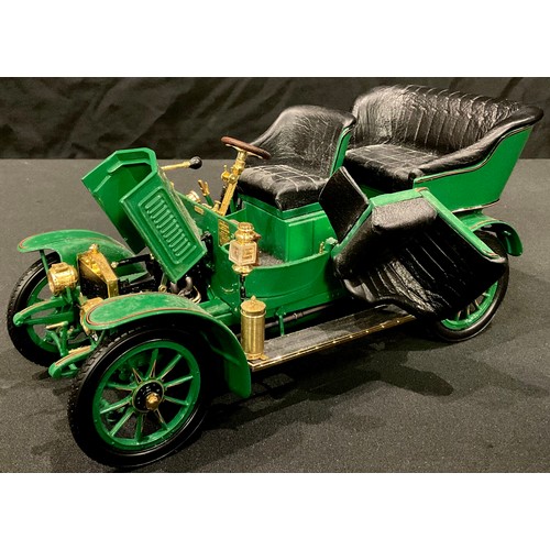Miniature Rolls-Royce 10 HP 1905, Franklin Mint, échelle 1/16, Verte, Zamak