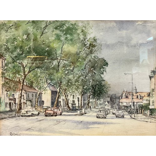 200 - I**F** Collins (Derby Artist)
Avenue of Plane Trees, Friargate
signed, titled to verso, watercolour,... 