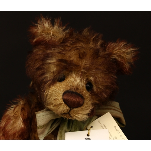 3233 - Charlie Bears/Isabelle Collection SJ4533 Curtis teddy bear, from the 2009 Isabelle Collection, 36cm ... 