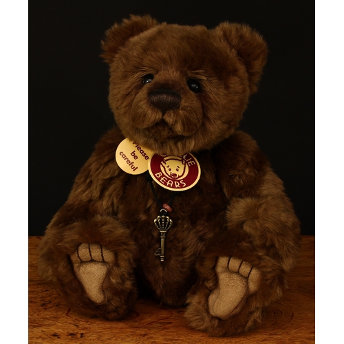 3220 - Charlie Bears CB194539 Bertie teddy bear, from the 2009 Charlie Bears Plush Collection, designed by ... 