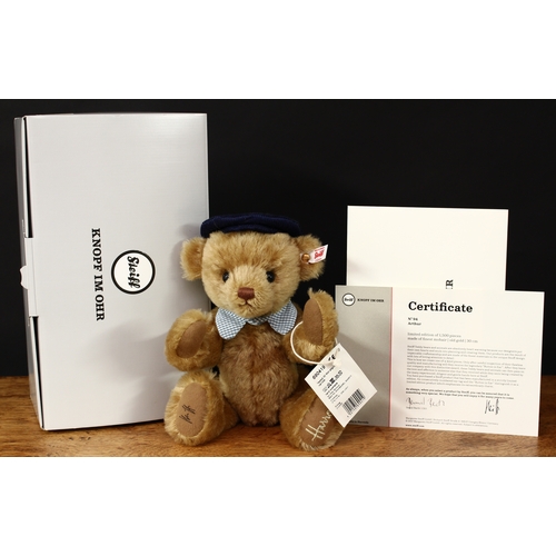 3256 - Steiff (Germany) EAN 690419 Harrods Arthur teddy bear, the foot pad signed in black ink, trademark S... 