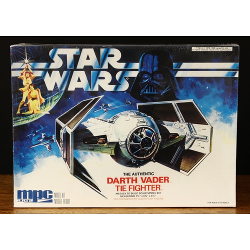 3319 - MPC Ertl No.8916 Star Wars Darth Vader's TIE-Fighter model kit, boxed in cellophane wrapping