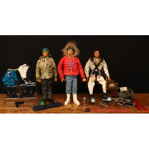 3309 - A 1970's Palitoy Action Man, blonde flock hair and beard, painted blue eyes, dressed as a Polar expl... 